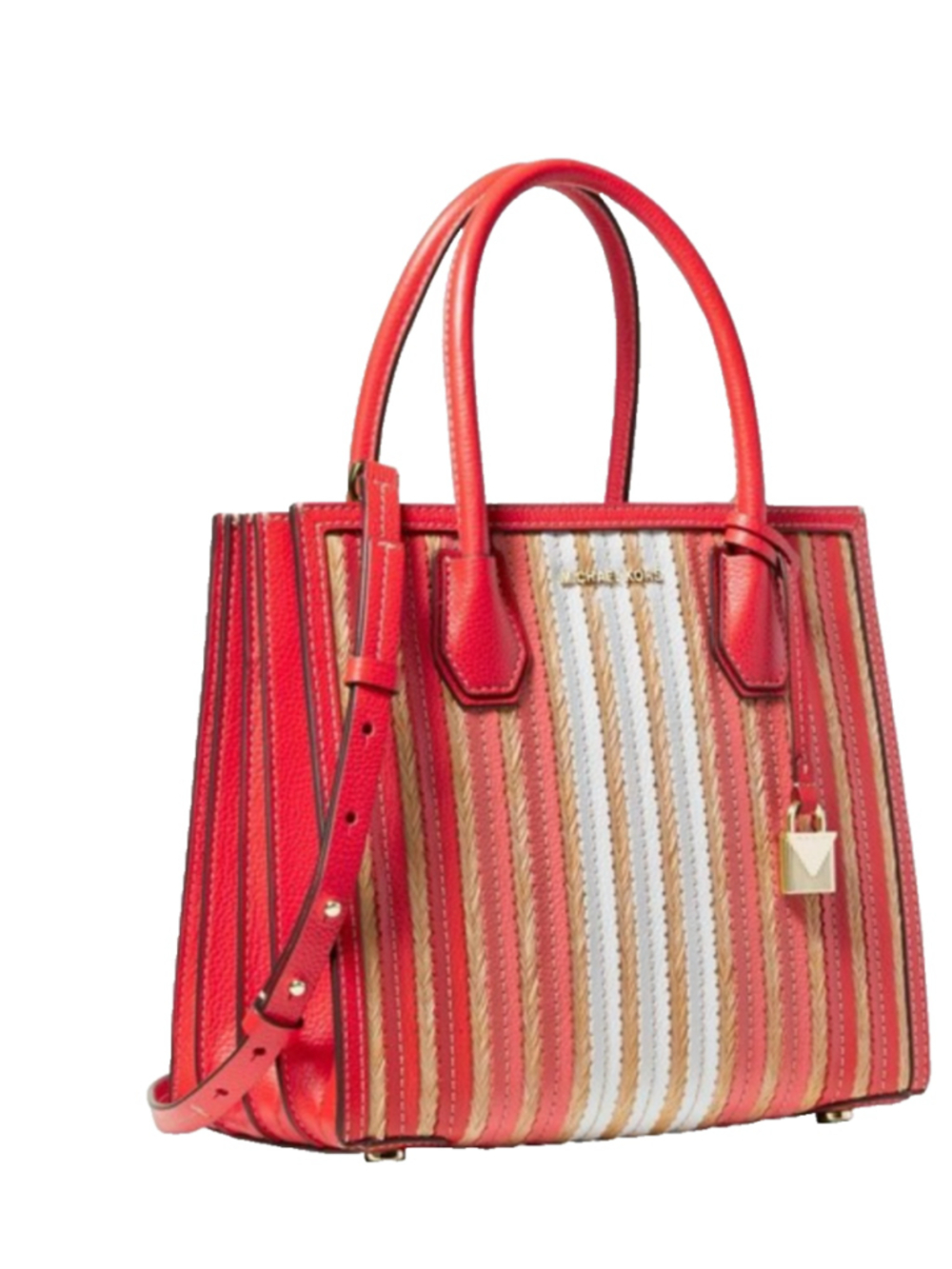 Michael Kors RUBY Mercer Medium Accordian Convertible Tote Handbag